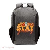 Stay Groovy Flower Power Vector Backpack thumb 0