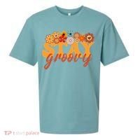 Stay Groovy Flower Power Sueded Cloud Jersey T-Shirt thumb 0
