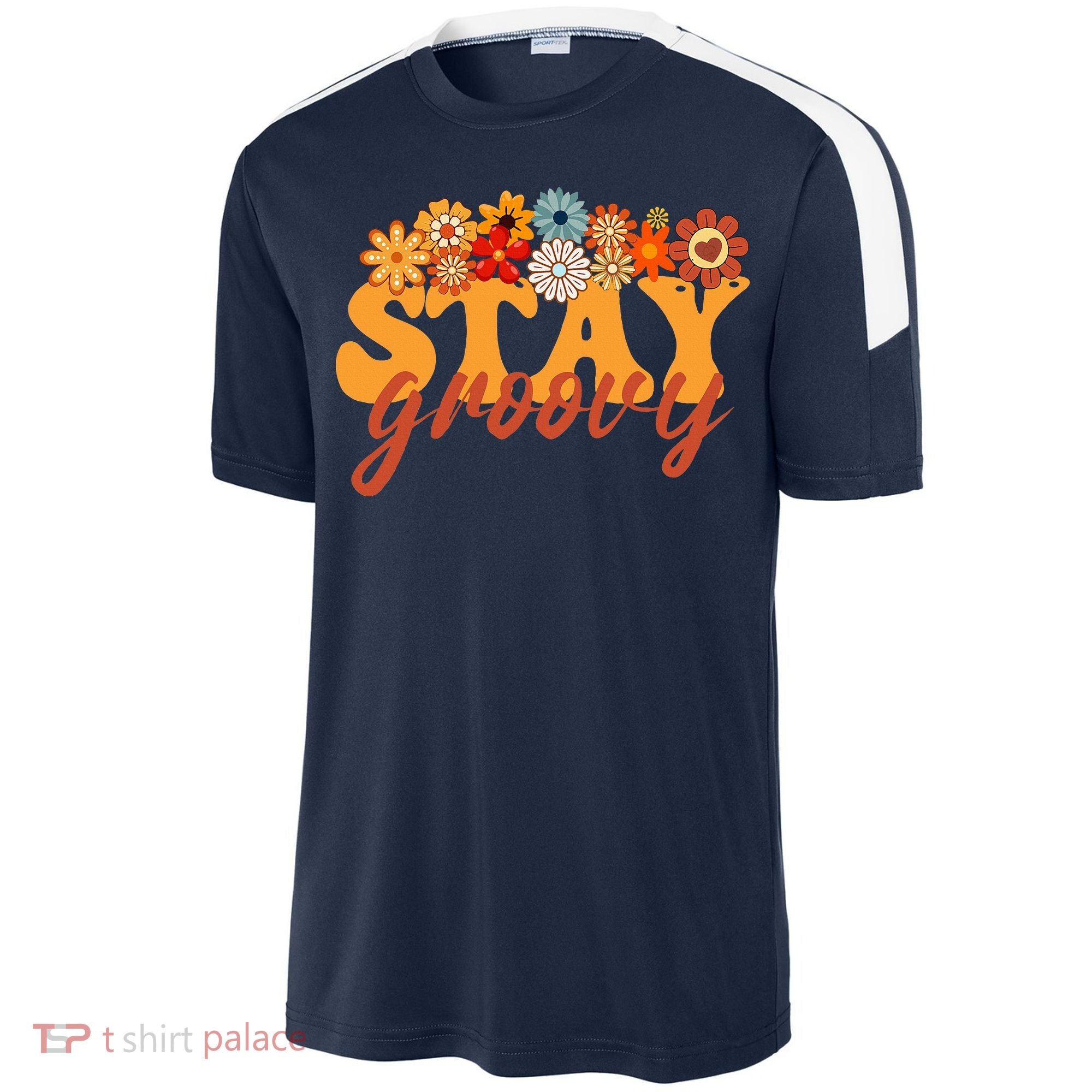 Stay Groovy Flower Power Sport-Tek Competitor United Soccer Jersey