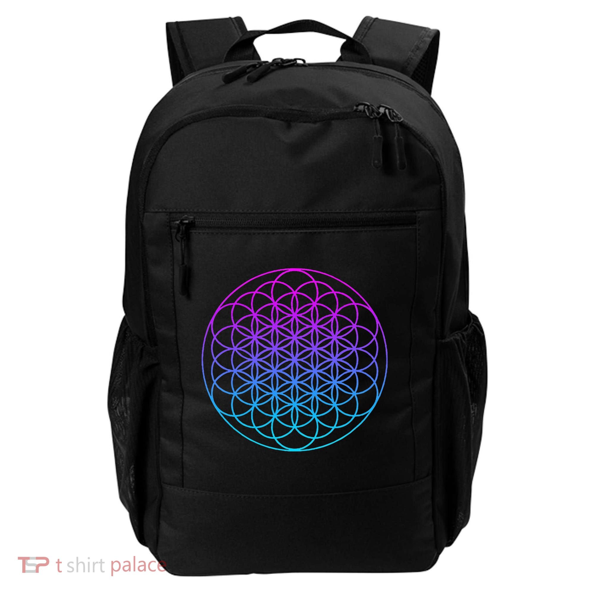 Sacred Geometry Flower Of Life Backpack