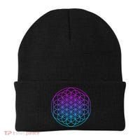 Sacred Geometry Flower Of Life Beanie thumb 0