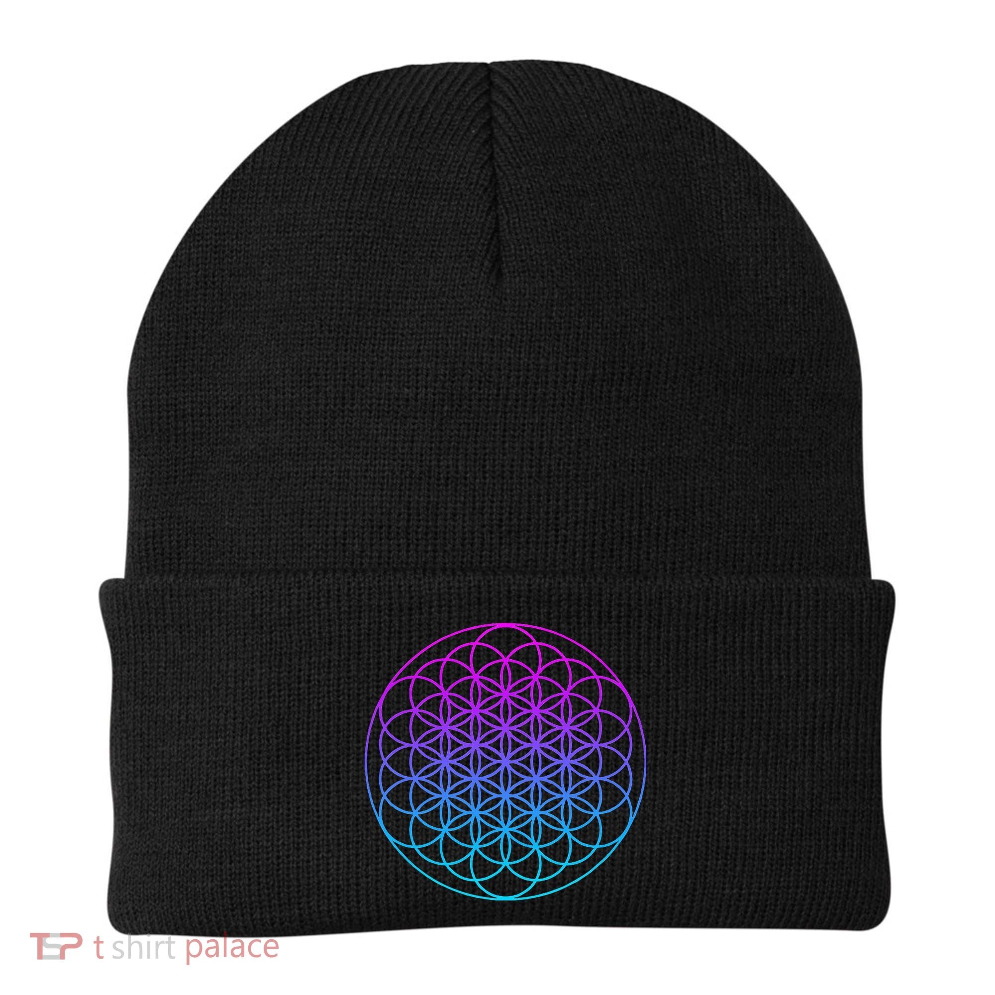 Sacred Geometry Flower Of Life Beanie
