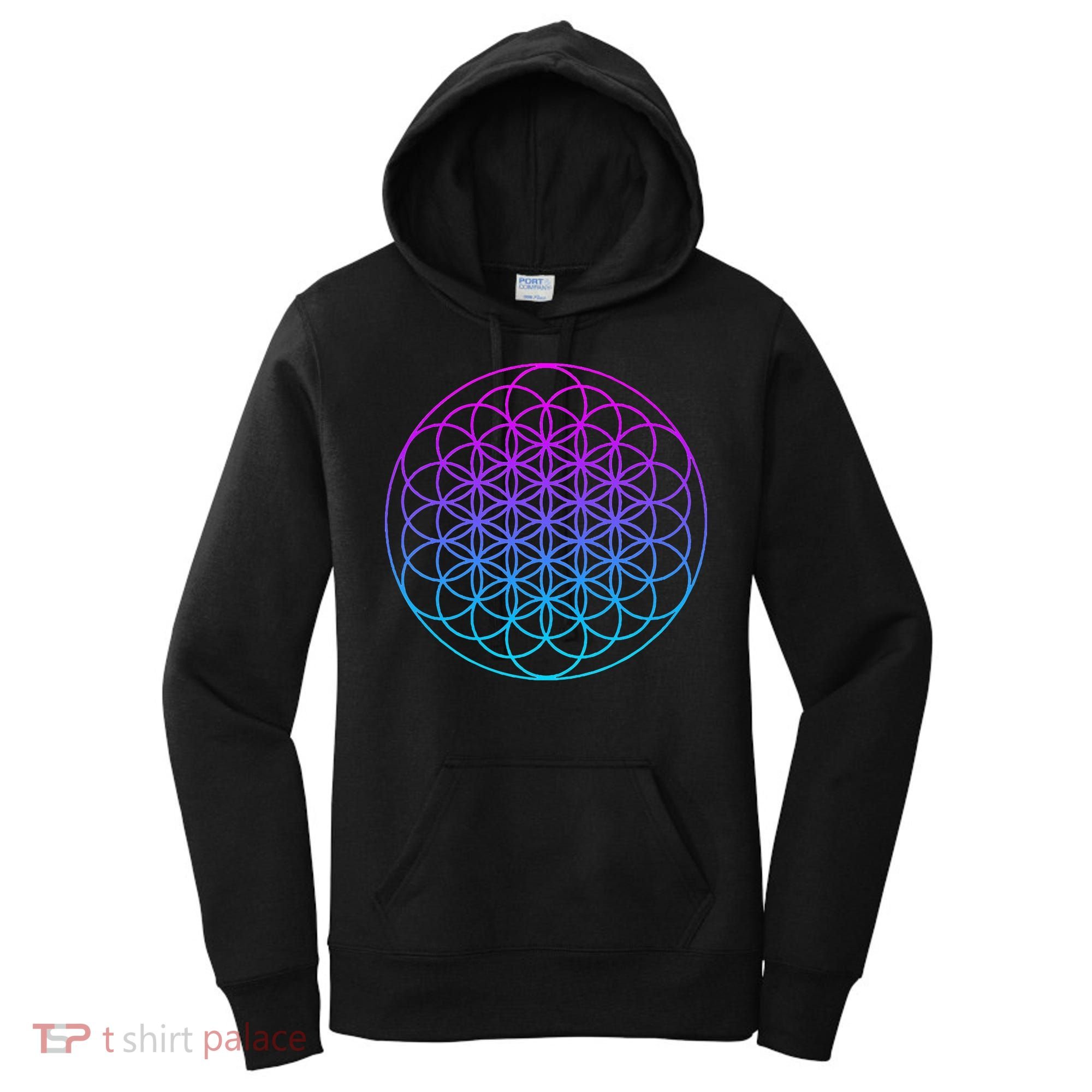 Sacred Geometry Flower Of Life Women's Hoodie