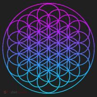 Sacred Geometry Flower Of Life Golf Towel thumb 3