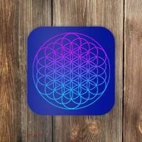 Sacred Geometry Flower Of Life Coaster thumb 0