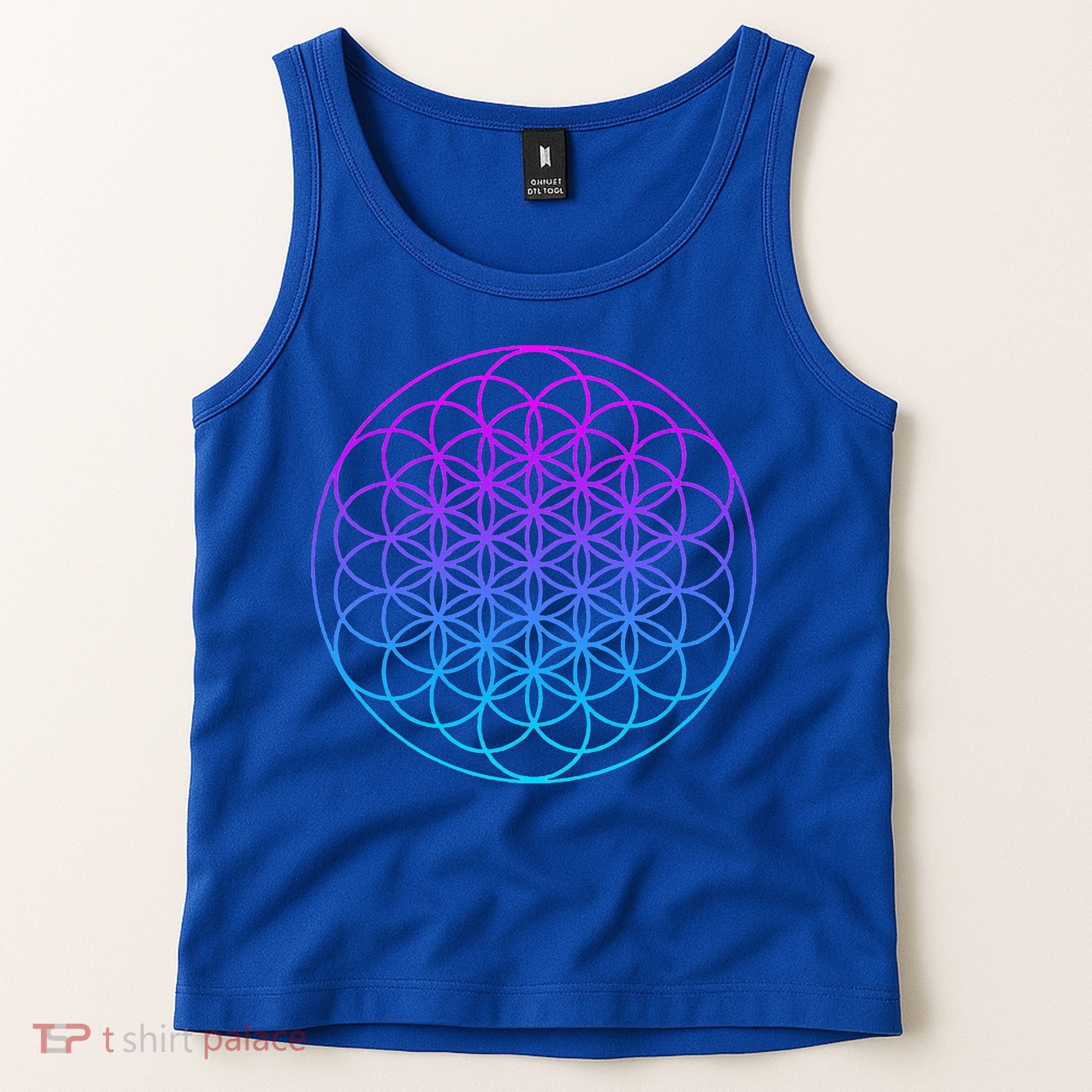 Sacred Geometry Flower Of Life Tank Top