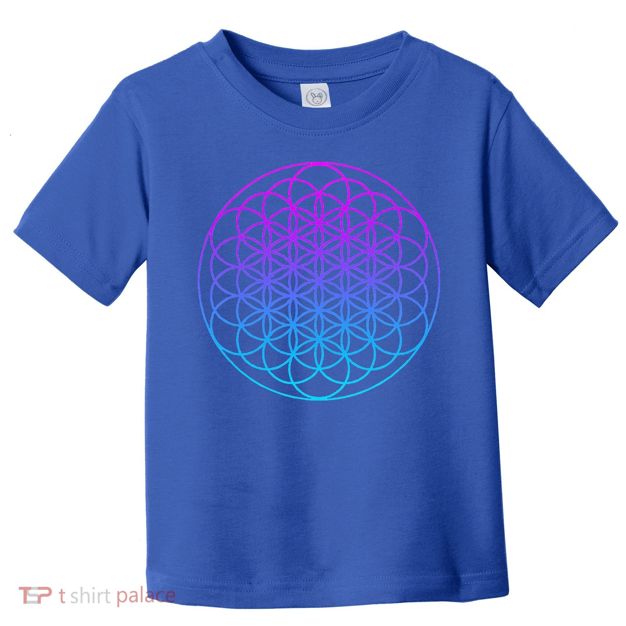 Sacred Geometry Flower Of Life Toddler T-Shirt