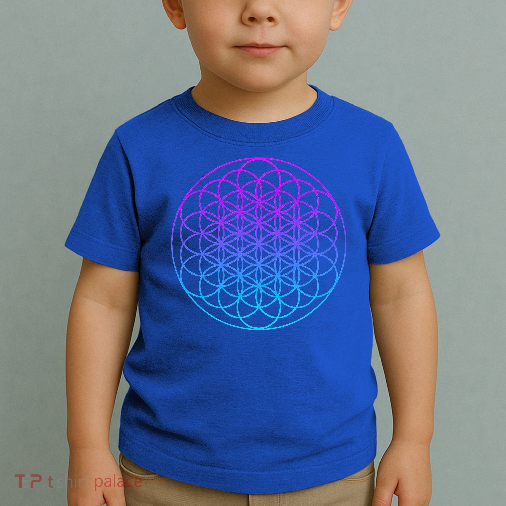 Sacred Geometry Flower Of Life Toddler T-Shirt