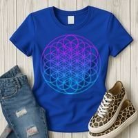 Sacred Geometry Flower Of Life Women's T-Shirt thumb 3