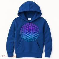 Sacred Geometry Flower Of Life Kids Hoodie thumb 0