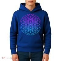Sacred Geometry Flower Of Life Kids Hoodie thumb 4