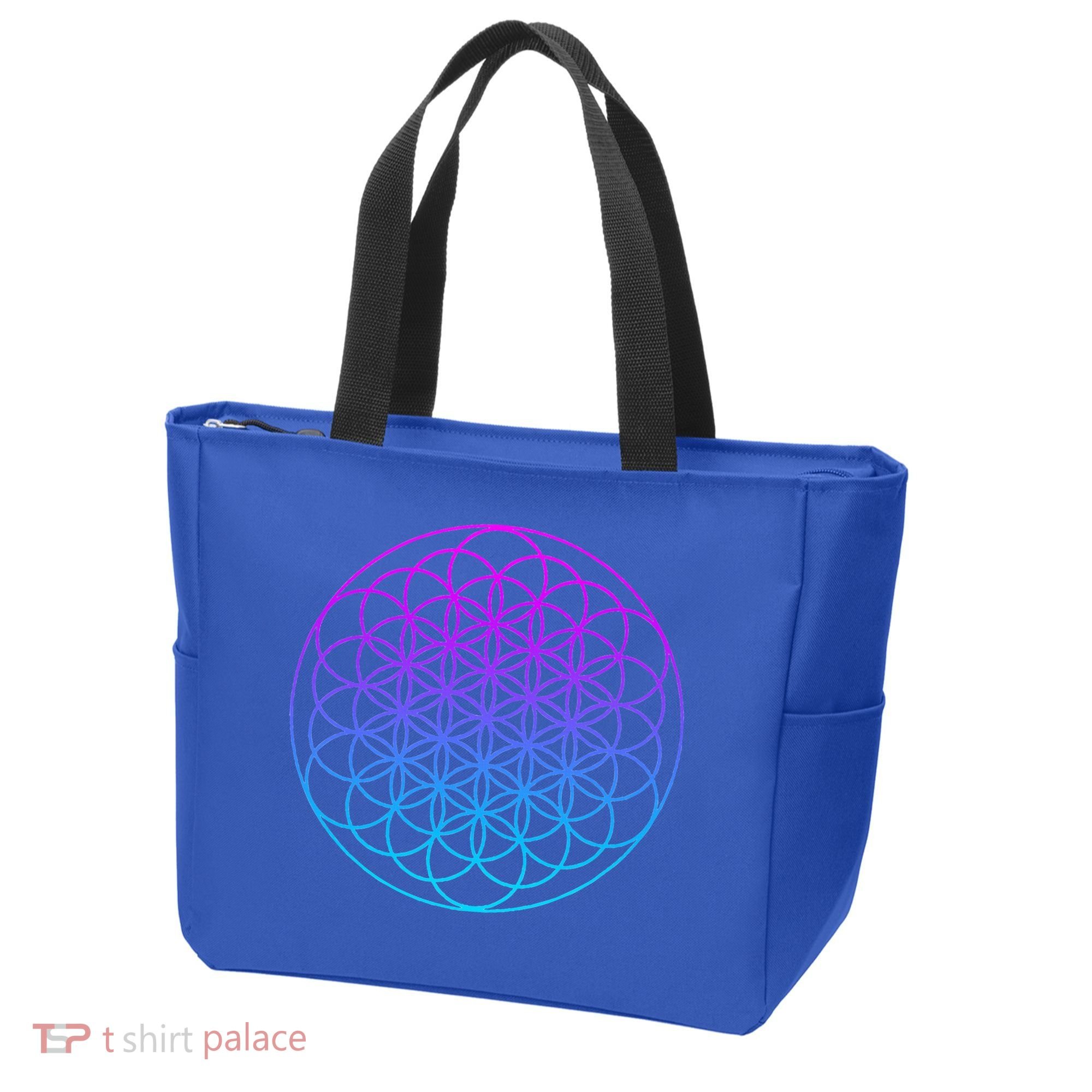 Sacred Geometry Flower Of Life Tote Bag
