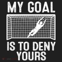 Soccer Goalie Funny Meme My Goal Is To Deny Yours Kids Long Sleeve Plaid Pajama Set thumb 2