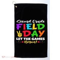 Second Grade Field Day Let The Games Begin Teachers Golf Towel thumb 0