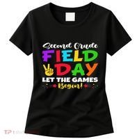 Second Grade Field Day Let The Games Begin Teachers Women's T-Shirt thumb 0
