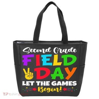 Second Grade Field Day Let The Games Begin Teachers Tote Bag