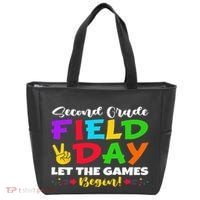 Second Grade Field Day Let The Games Begin Teachers Tote Bag thumb 0
