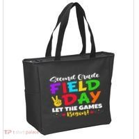 Second Grade Field Day Let The Games Begin Teachers Tote Bag thumb 2