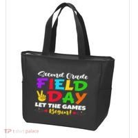 Second Grade Field Day Let The Games Begin Teachers Tote Bag thumb 3