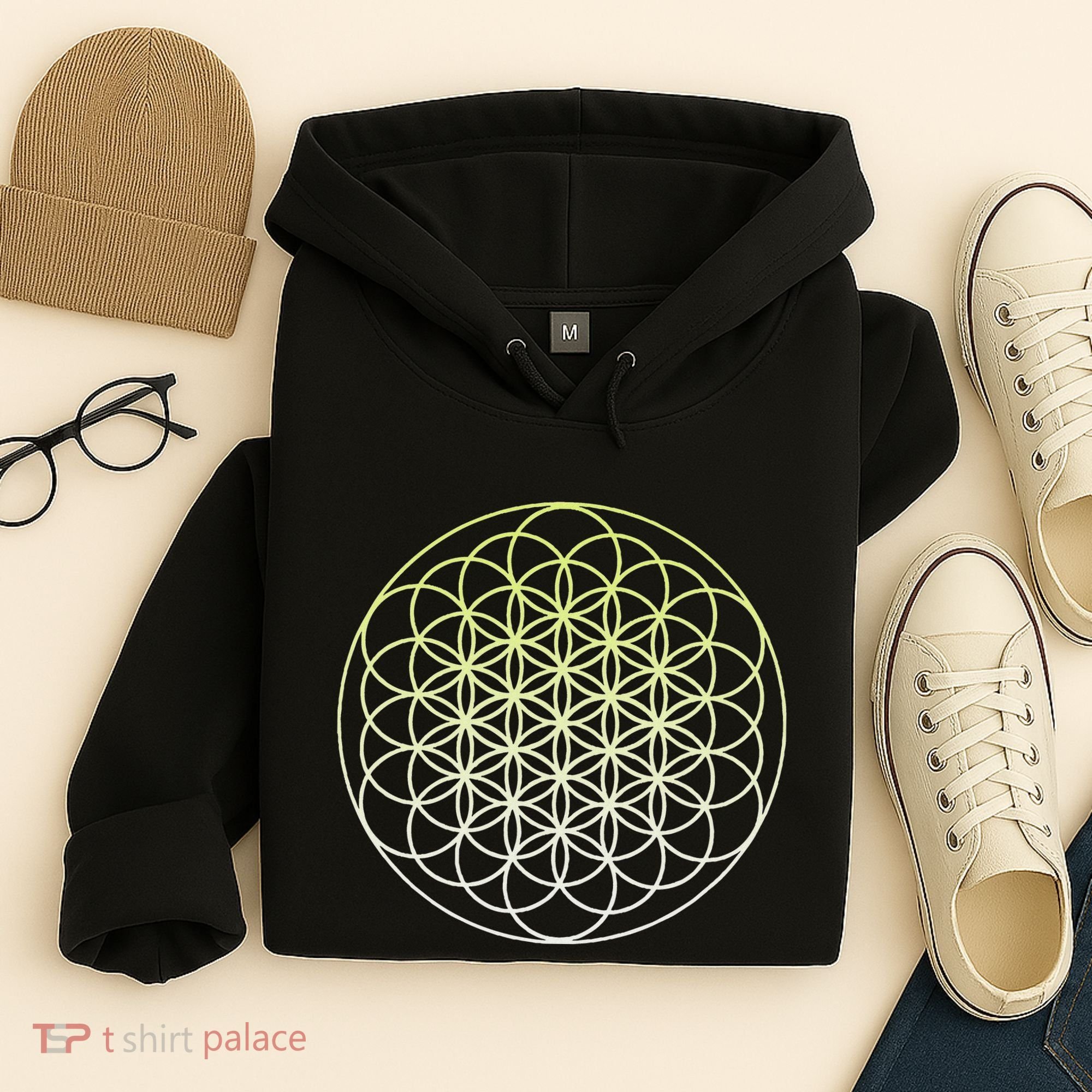Sacred Geometry Flower Of Life Hoodie