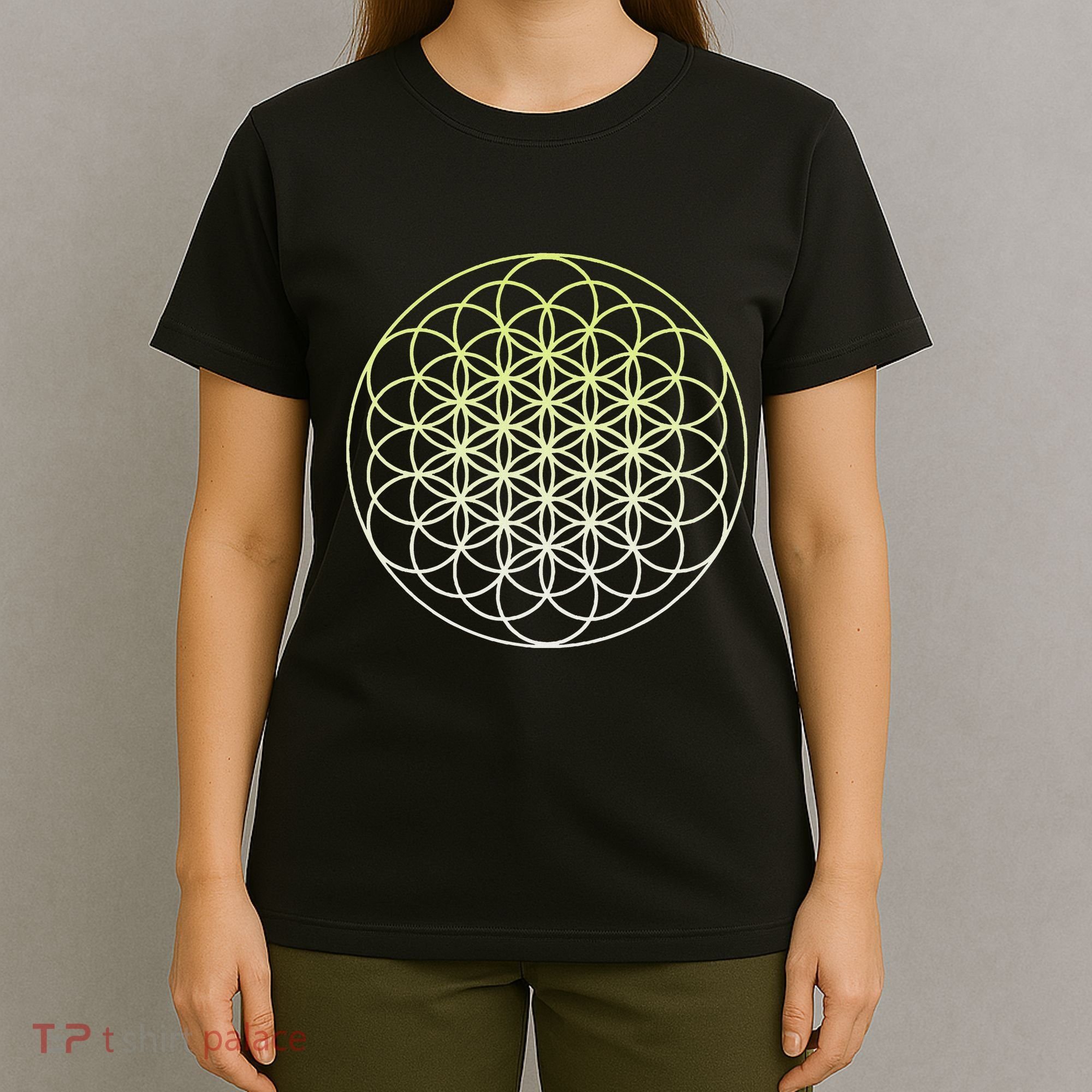 Sacred Geometry Flower Of Life T-Shirt