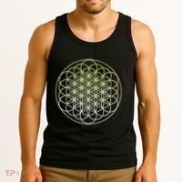Sacred Geometry Flower Of Life Tank Top thumb 3