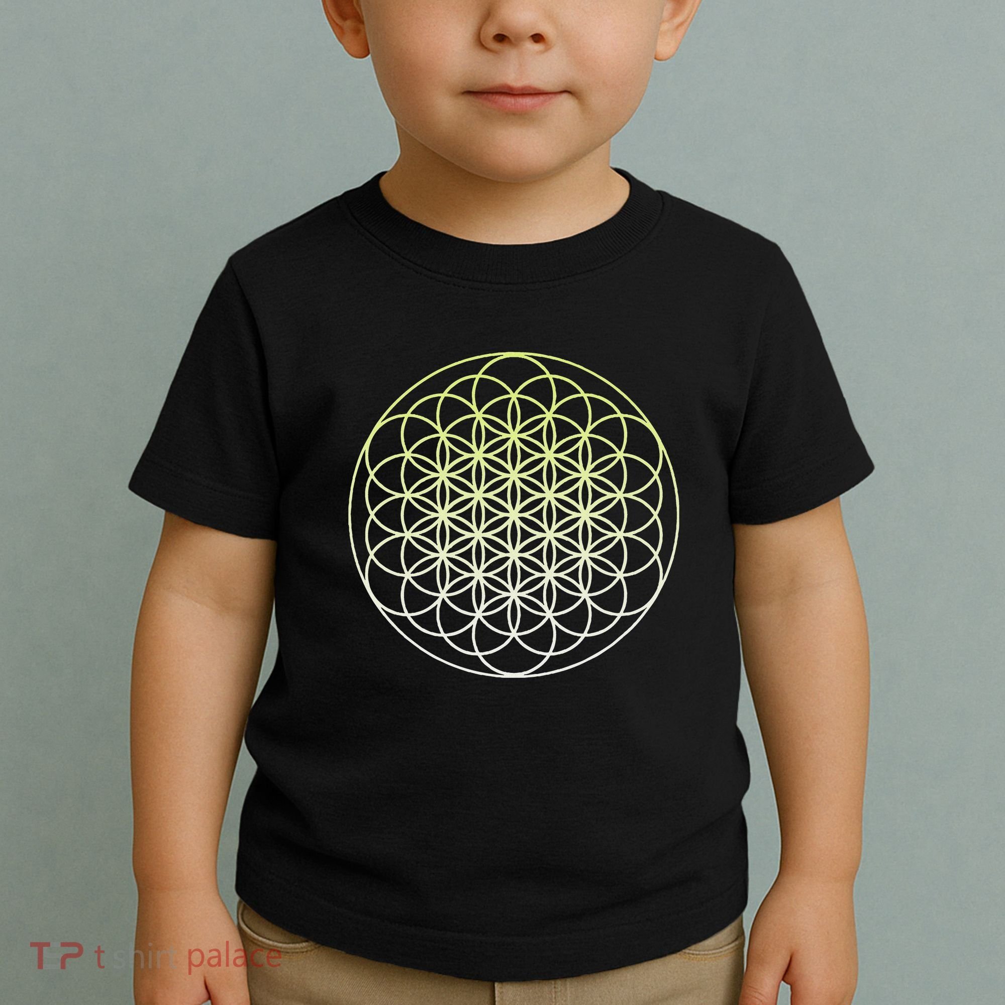 Sacred Geometry Flower Of Life Toddler T-Shirt