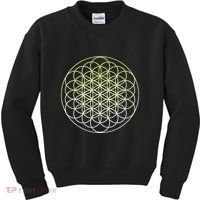 Sacred Geometry Flower Of Life Kids Sweatshirt thumb 0