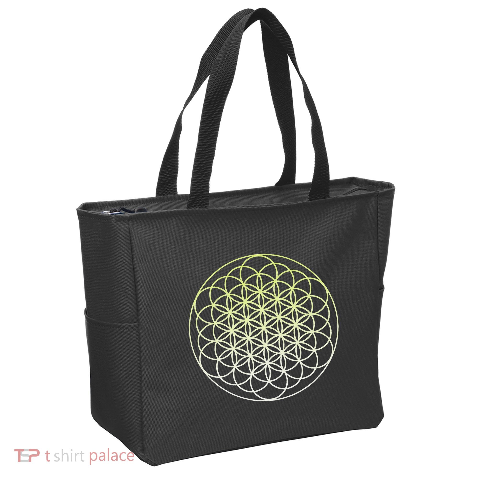 Sacred Geometry Flower Of Life Tote Bag