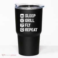 Sleep Grill Fly Repeat Tumbler thumb 0