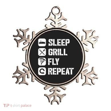 Sleep Grill Fly Repeat Ornament