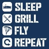 Sleep Grill Fly Repeat Doggie Tank thumb 4