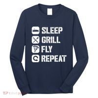 Sleep Grill Fly Repeat Long Sleeve Shirt thumb 0