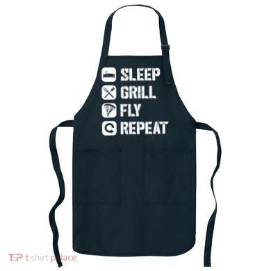 Sleep Grill Fly Repeat Apron