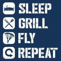 Sleep Grill Fly Repeat Sweatshirt thumb 3