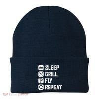 Sleep Grill Fly Repeat Beanie thumb 0