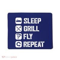 Sleep Grill Fly Repeat Mousepad thumb 0