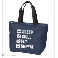 Sleep Grill Fly Repeat Tote Bag thumb 3