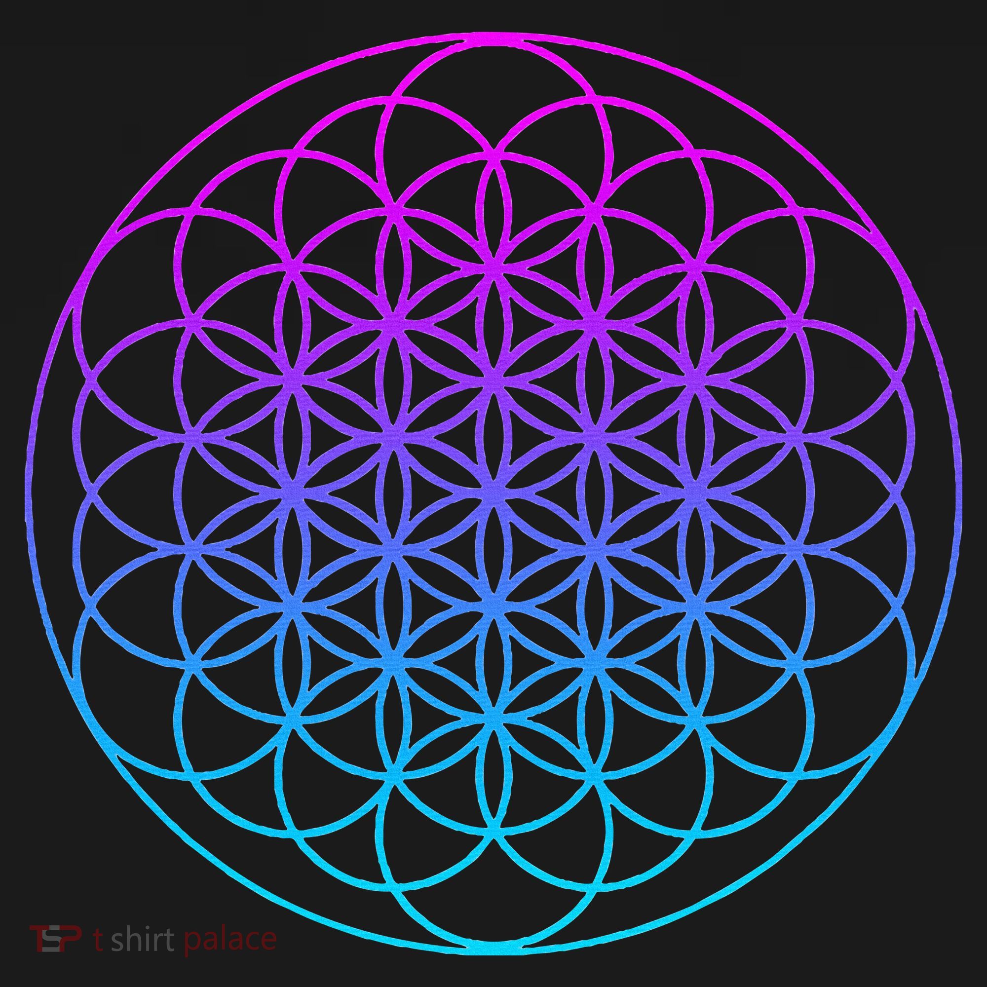 Sacred Geometry Flower Of Life Doggie Tank