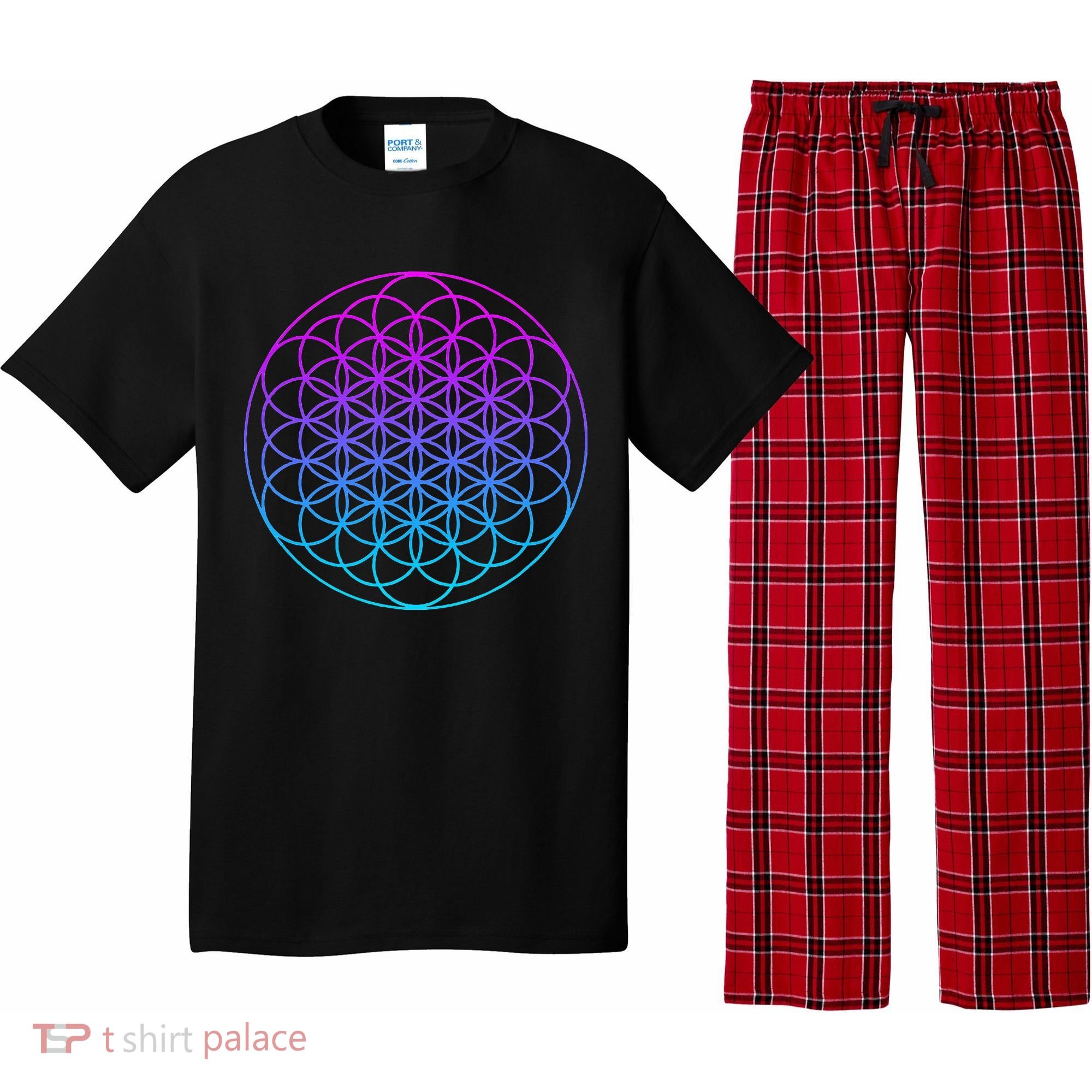 Sacred Geometry Flower Of Life Pajama Set