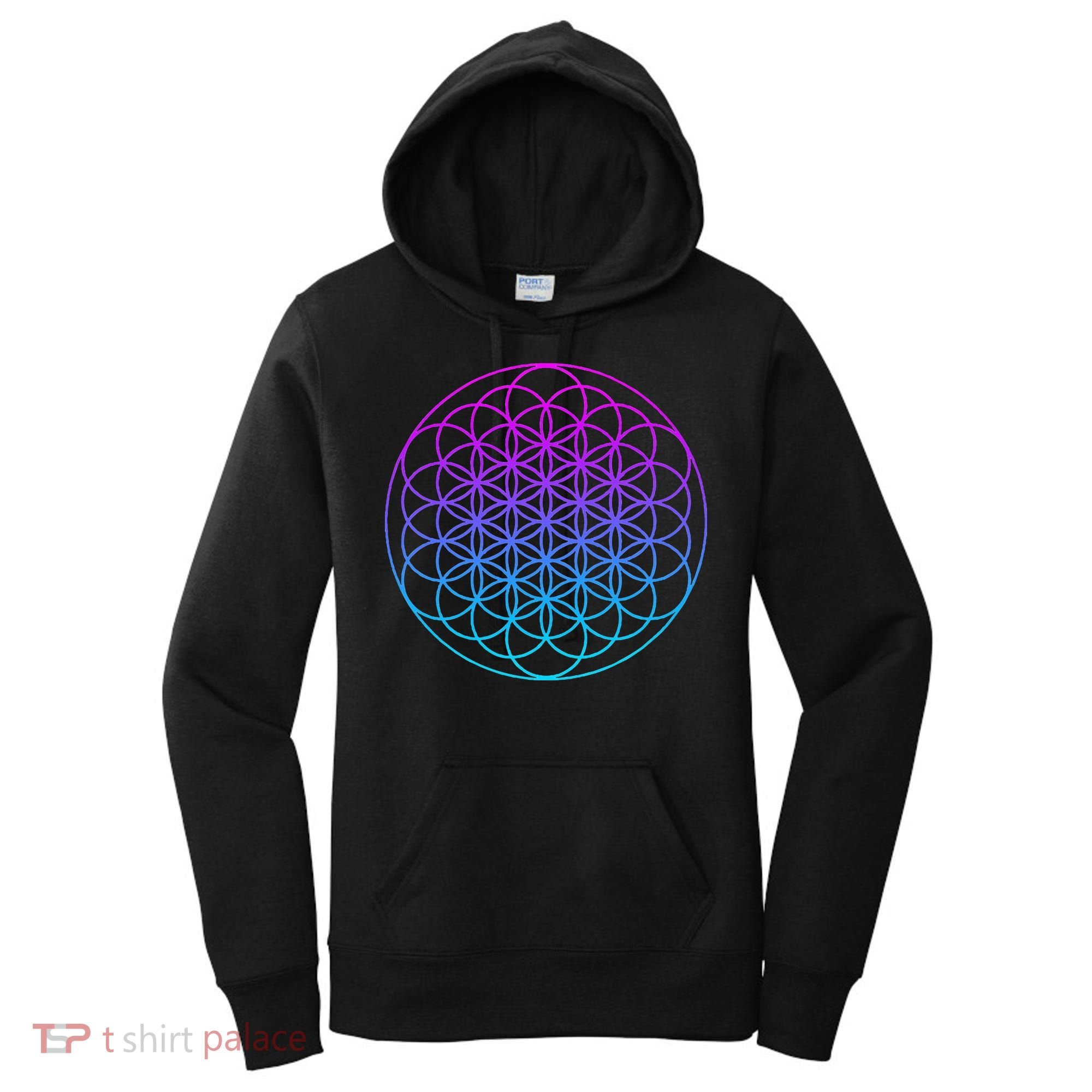 Sacred Geometry Flower Of Life Women's Hoodie