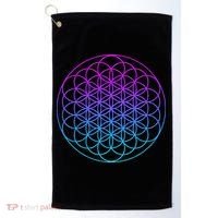 Sacred Geometry Flower Of Life Golf Towel thumb 0