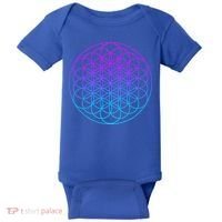 Sacred Geometry Flower Of Life Baby Bodysuit thumb 0