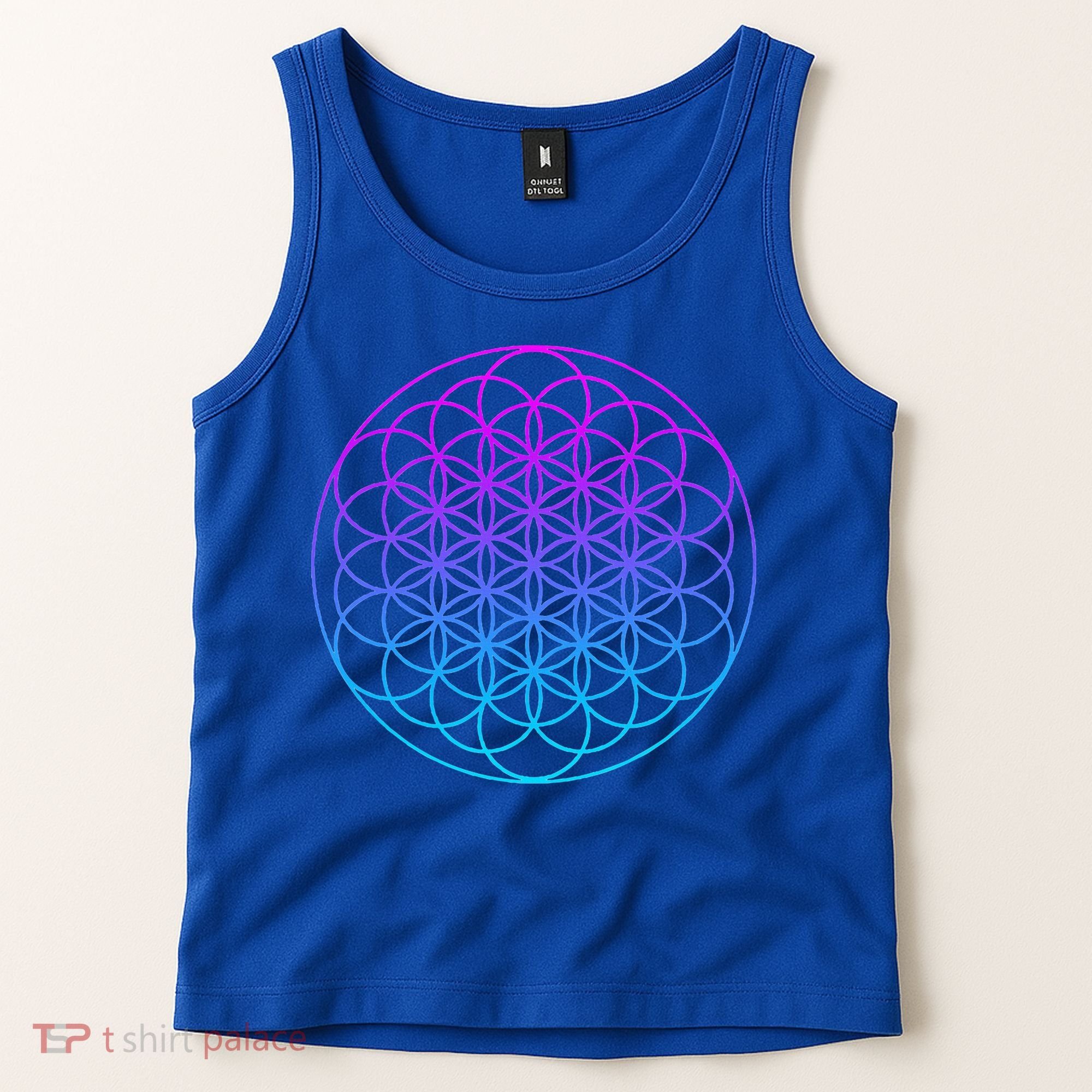 Sacred Geometry Flower Of Life Tank Top