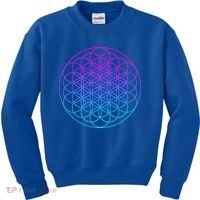 Sacred Geometry Flower Of Life Kids Sweatshirt thumb 0
