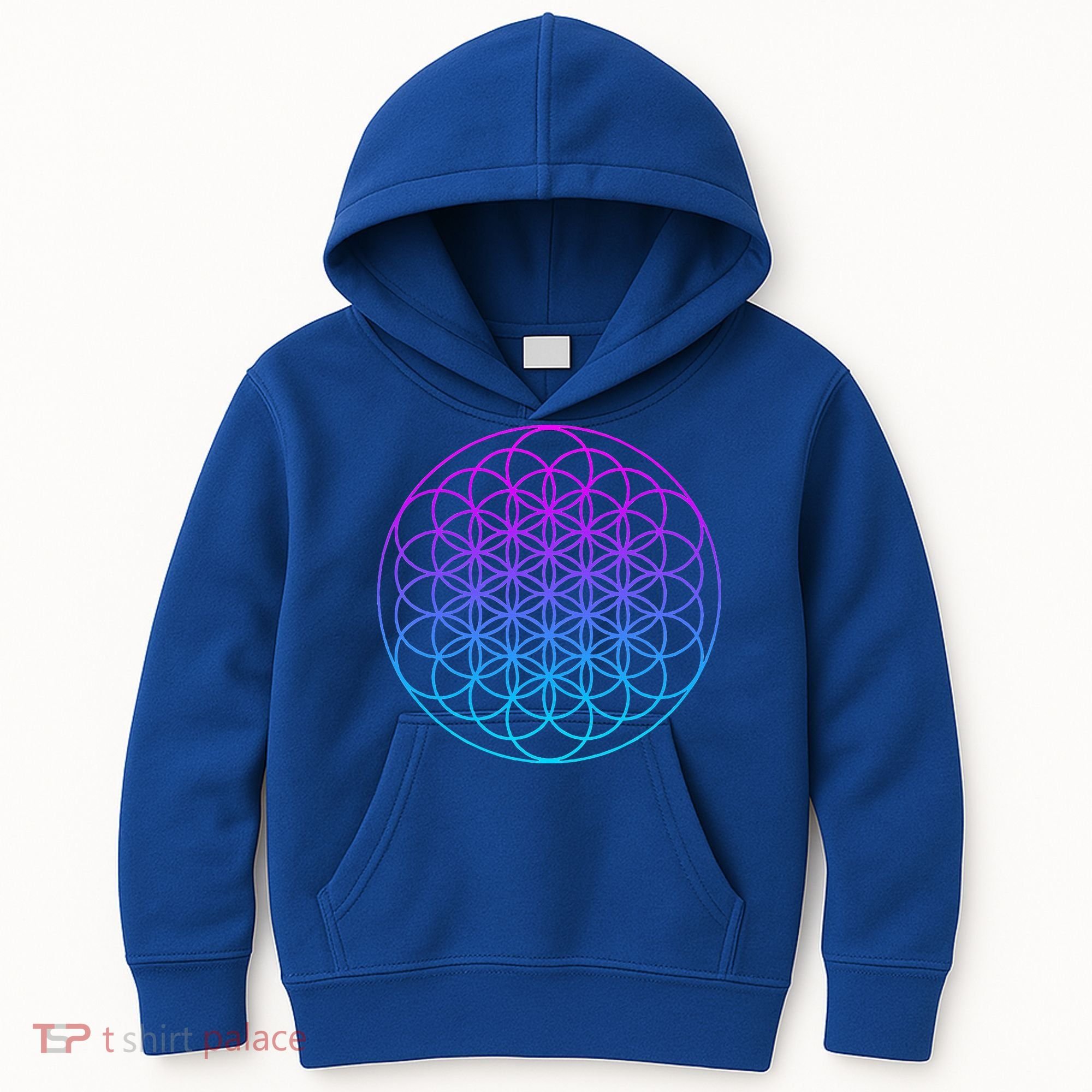 Sacred Geometry Flower Of Life Kids Hoodie