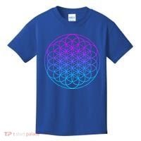 Sacred Geometry Flower Of Life Kids T-Shirt thumb 0