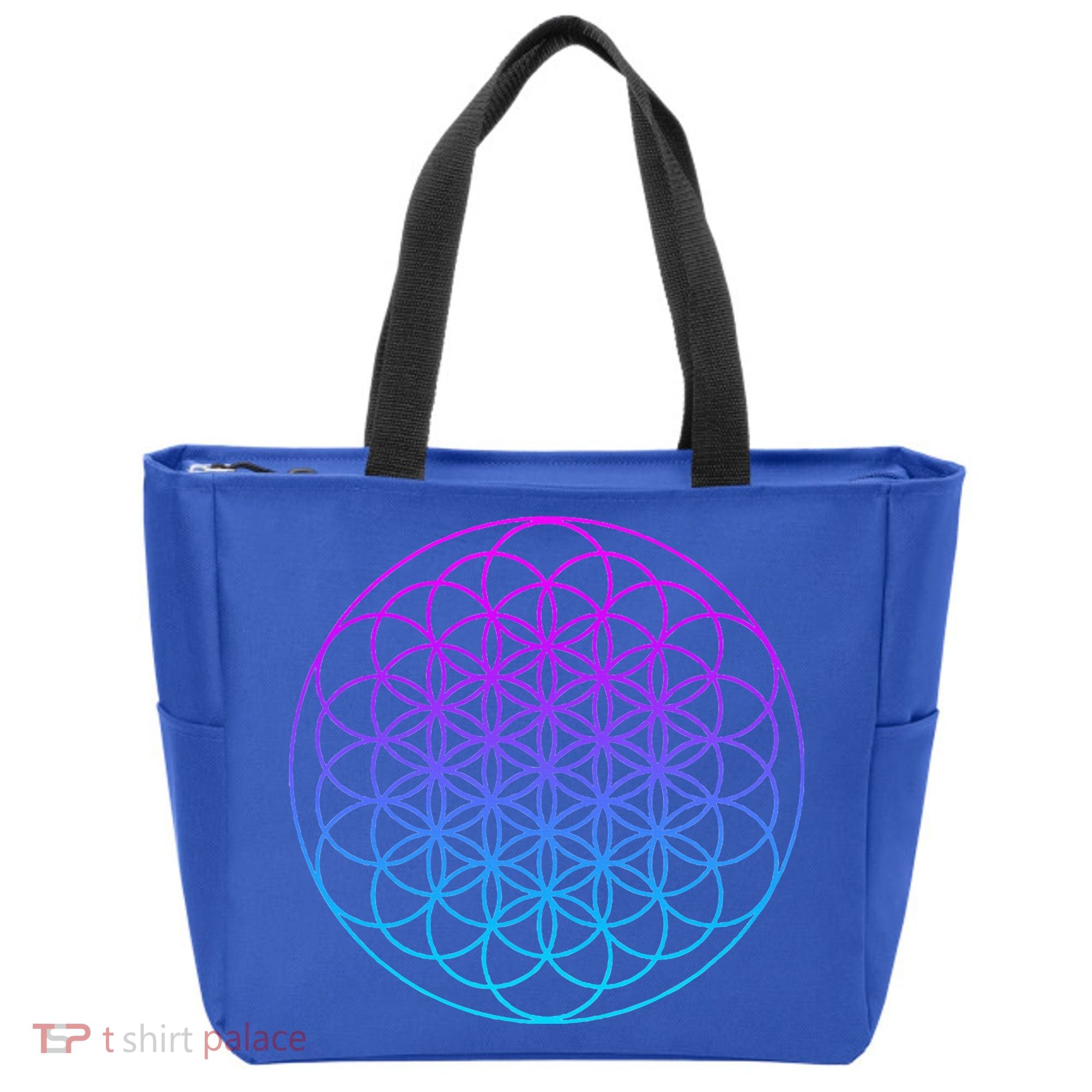 Sacred Geometry Flower Of Life Tote Bag