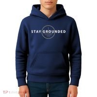 Stay Grounded Funny Electrician Gift Kids Hoodie thumb 4