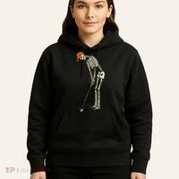 Skeleton Golf Funny Halloween Golfing Sports Golfer Hoodie thumb 5